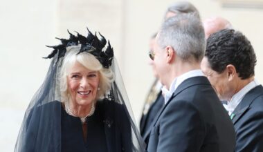 Why did Queen Camilla wear black to the Vatican? Royal is following niche ‘privilège du blanc’ rule that dictates dressing for the Pope