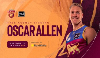Allen becomes a Lion