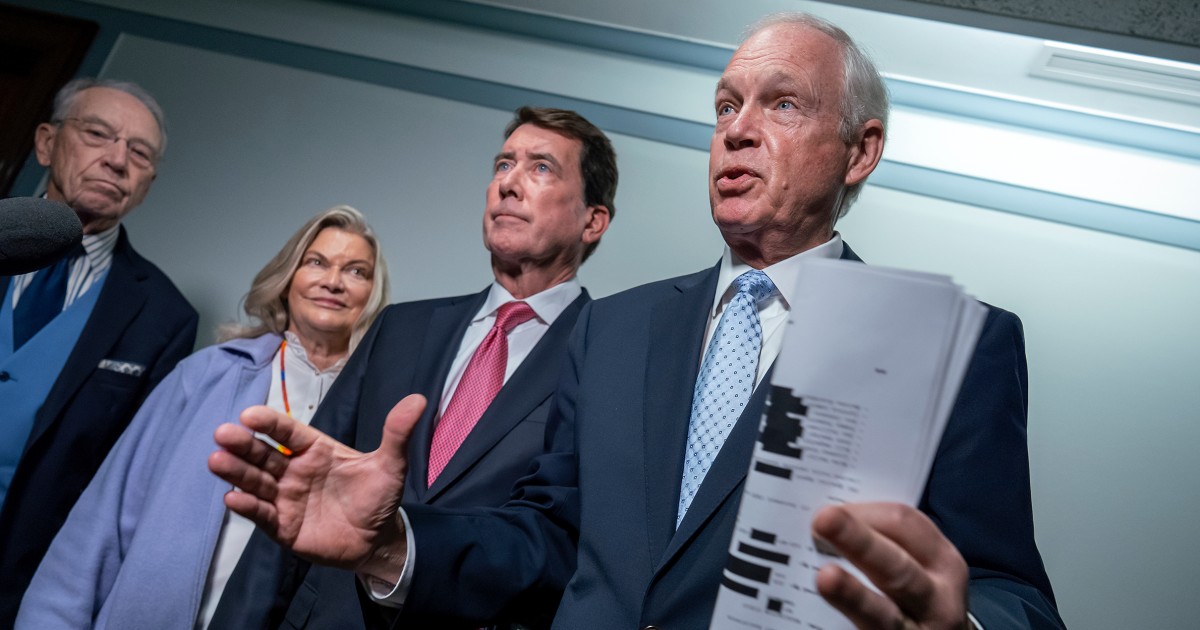 FBI analyzed Republican lawmakers' phone records during Jan. 6 probe, GOP senators say