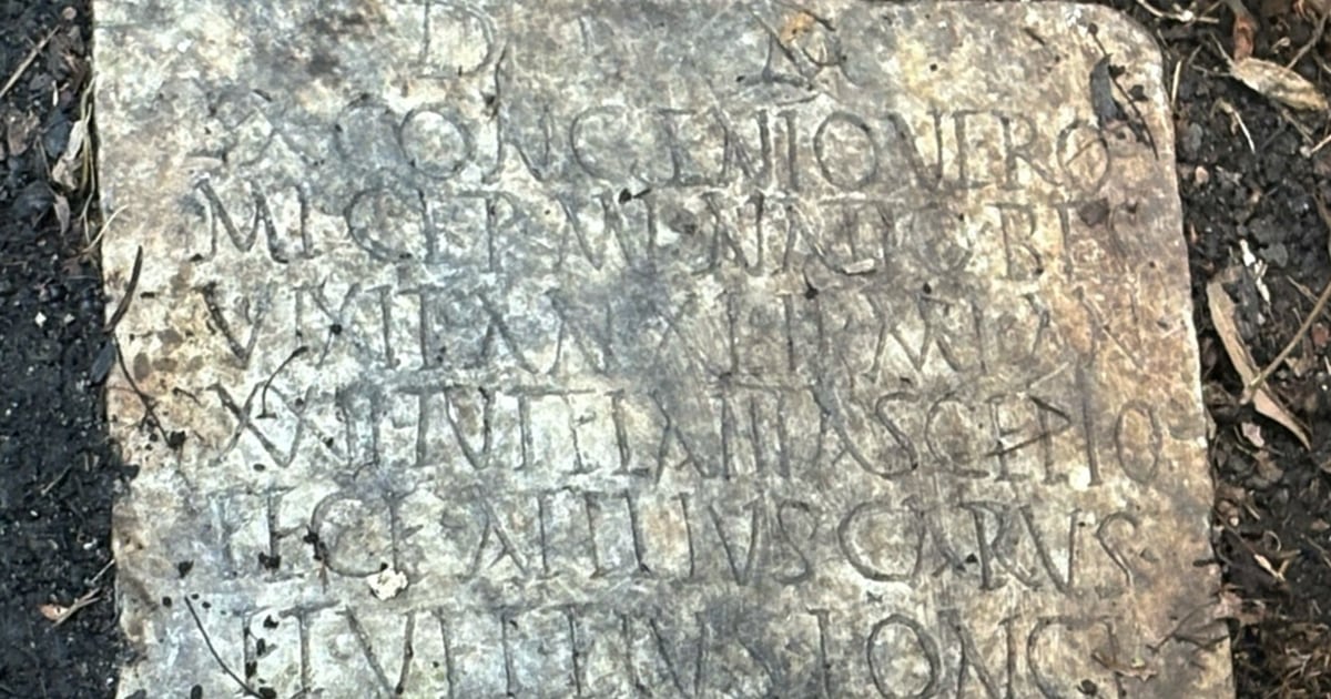 Long-lost ancient Roman artifact reappears in a New Orleans backyard