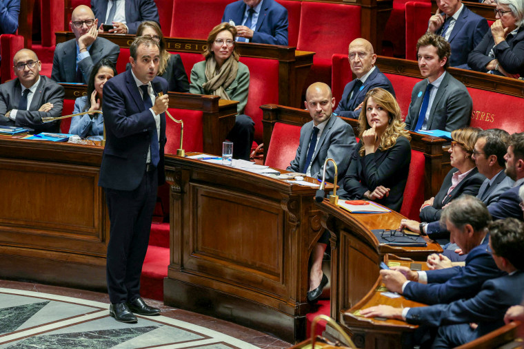 French Prime minister Sebastien Lecornu.