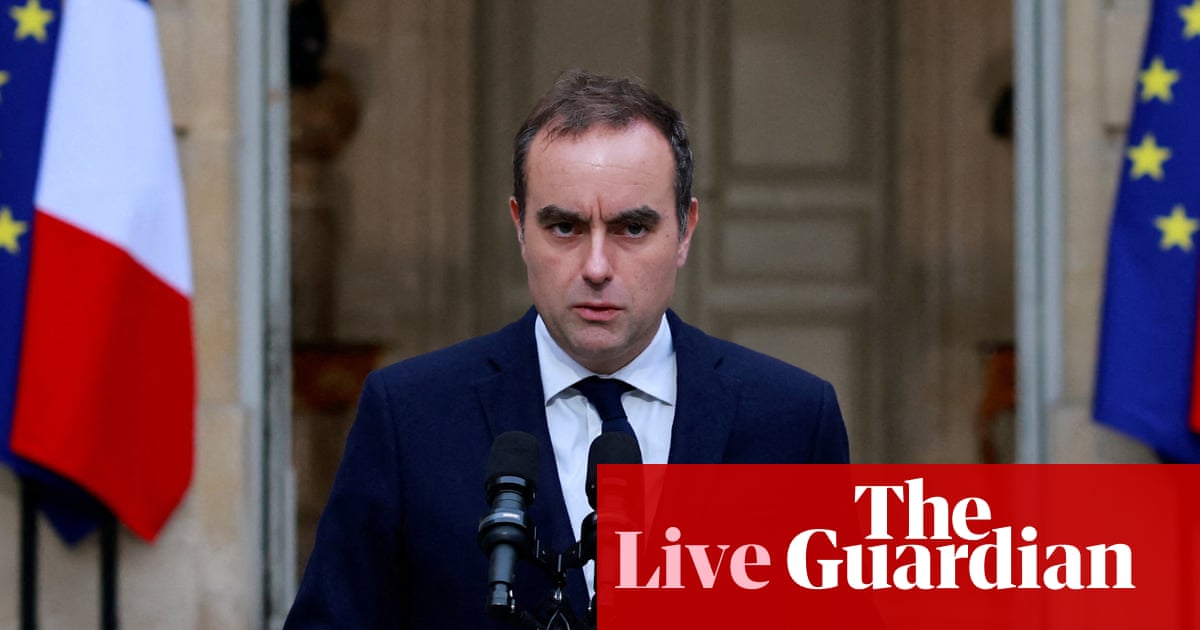 Outgoing French PM says ‘there is desire’ to agree budget and talks down prospect of snap election – Europe live | France