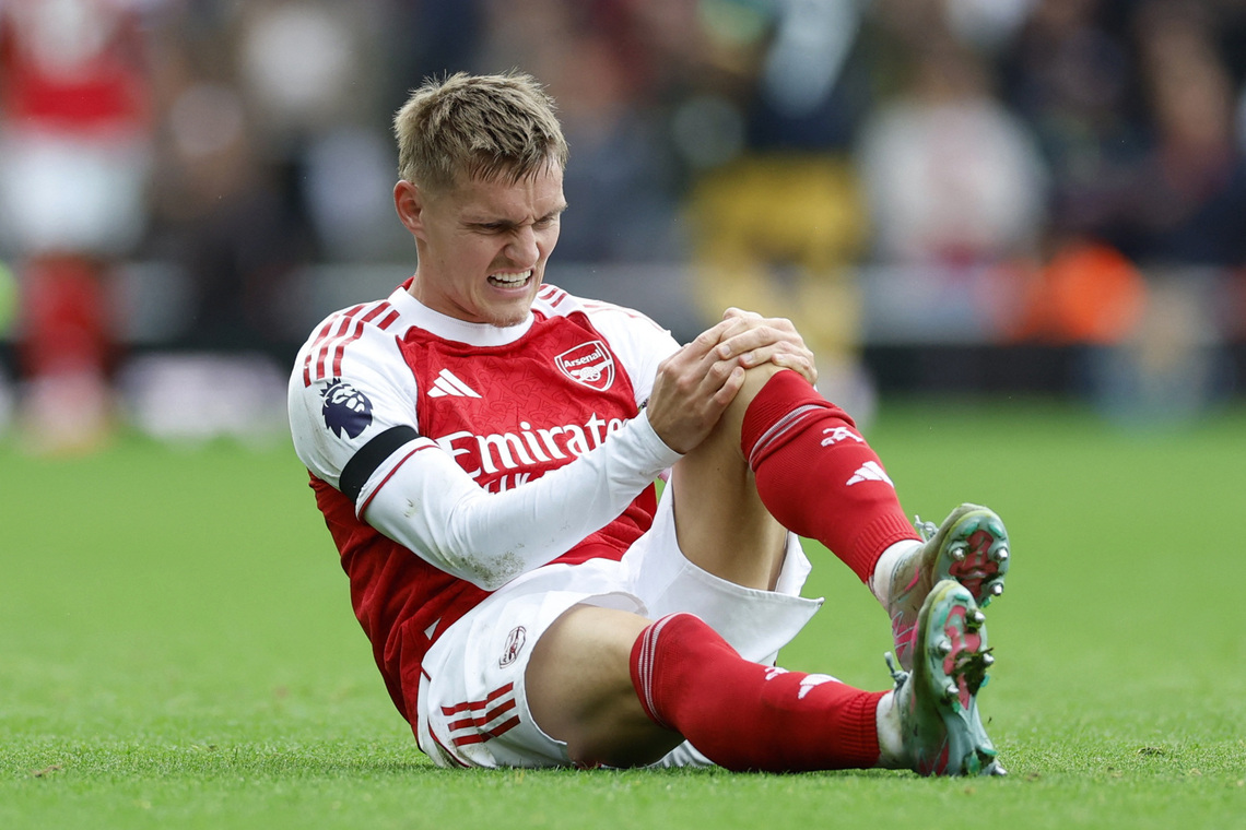 Arsenal's Odegaard pulls out of Norway squad due to ligament injury