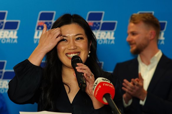 Werner after she retained the seat of Warrandyte for the Liberals in a 2023 byelection.