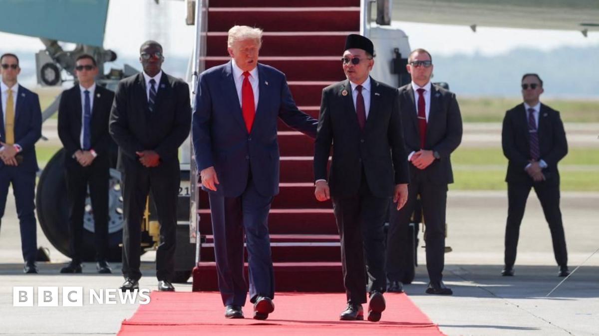 Trump arrives in Malaysia to witness signing of Thailand-Cambodia 'peace deal' - live updates