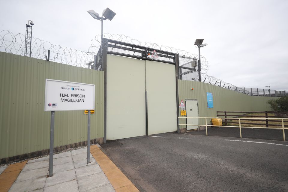 Magilligan medium security prison near Limavady in Co Derry.