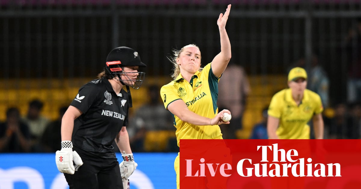 Women’s Cricket World Cup: Australia v New Zealand – as it happened | Australia women's cricket team