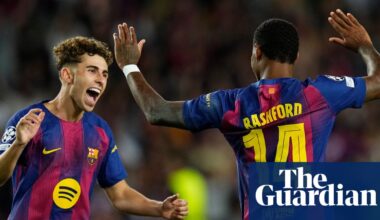 Champions League roundup: Barcelona and PSG romp to victories | Champions League