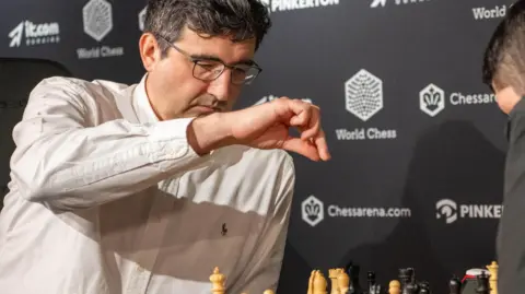 Getty Images Vladimir Kramnik playing chess