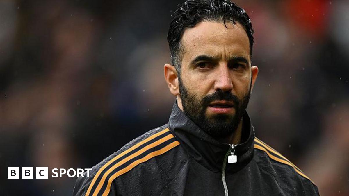 Ruben Amorim looks on