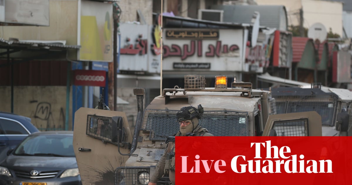 Israel’s West Bank annexation moves threatening Gaza peace deal, says Marco Rubio – Middle East live | Israel