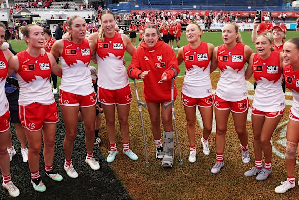 The Swans will have plenty of support in the final round as they vie for a finals spot. 