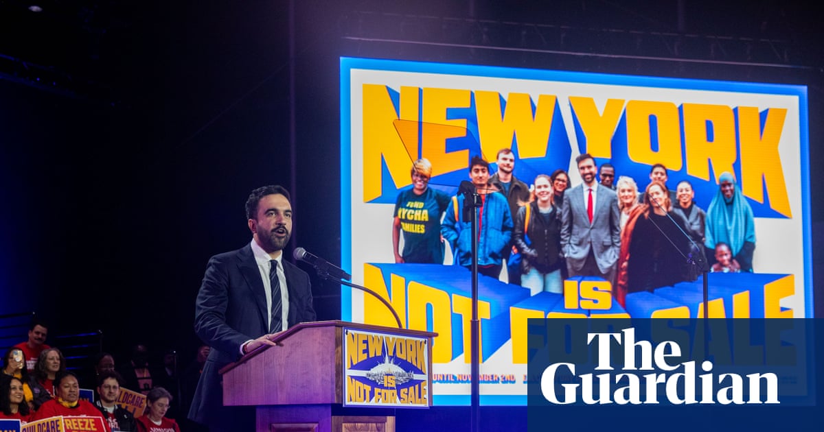 ‘Our work has only just begun’: Mamdani, Sanders and AOC rally the faithful ahead of NYC mayoral election | Zohran Mamdani