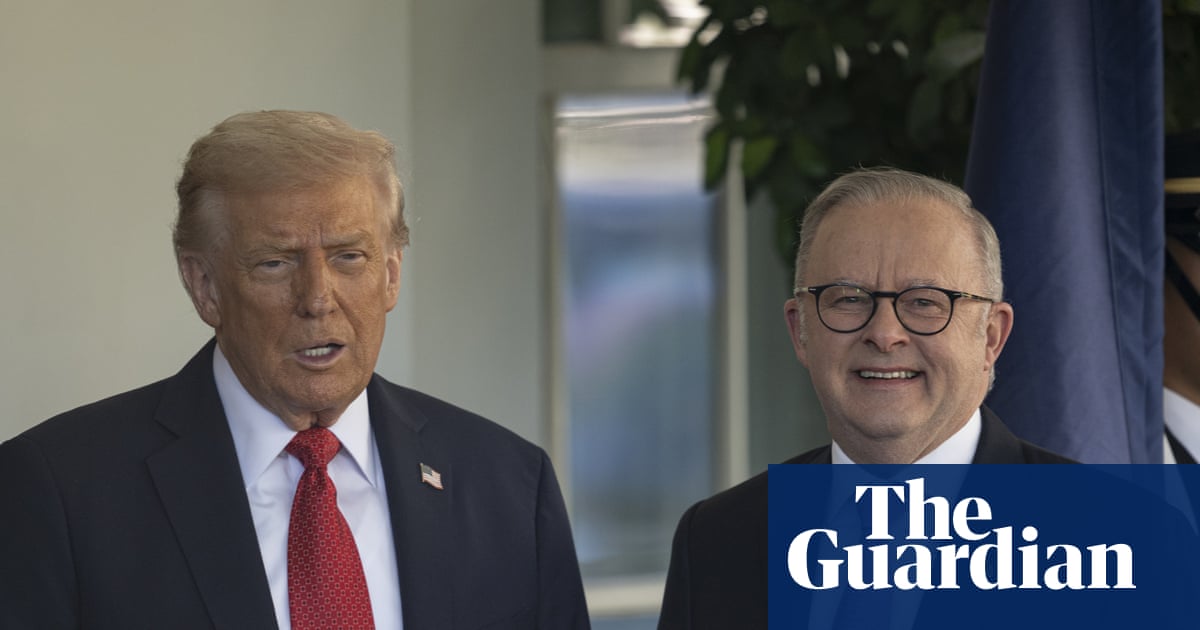 Albanese at the White House: Trump endorses Aukus, signs $8.5bn rare earths deal and calls PM ‘great leader’ | Australian foreign policy