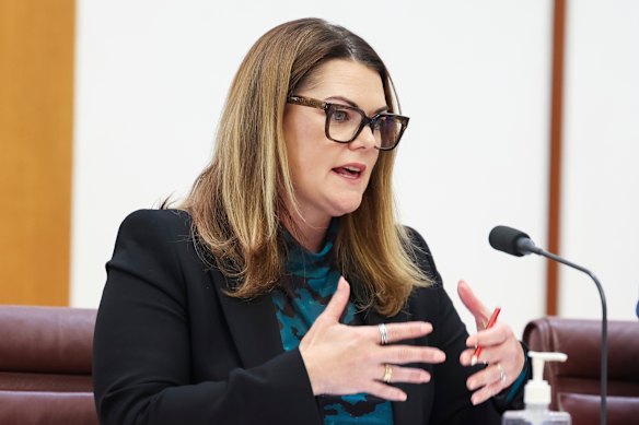 Greens senator Sarah Hanson-Young.