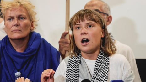 'Our systems are betraying Palestinians,' says Greta Thunberg after Israel deportation – video