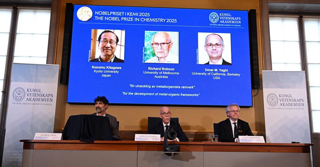 The 2025 Nobel prize in chemistry as it happens – live | News