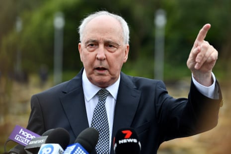 Former prime minister Paul Keating