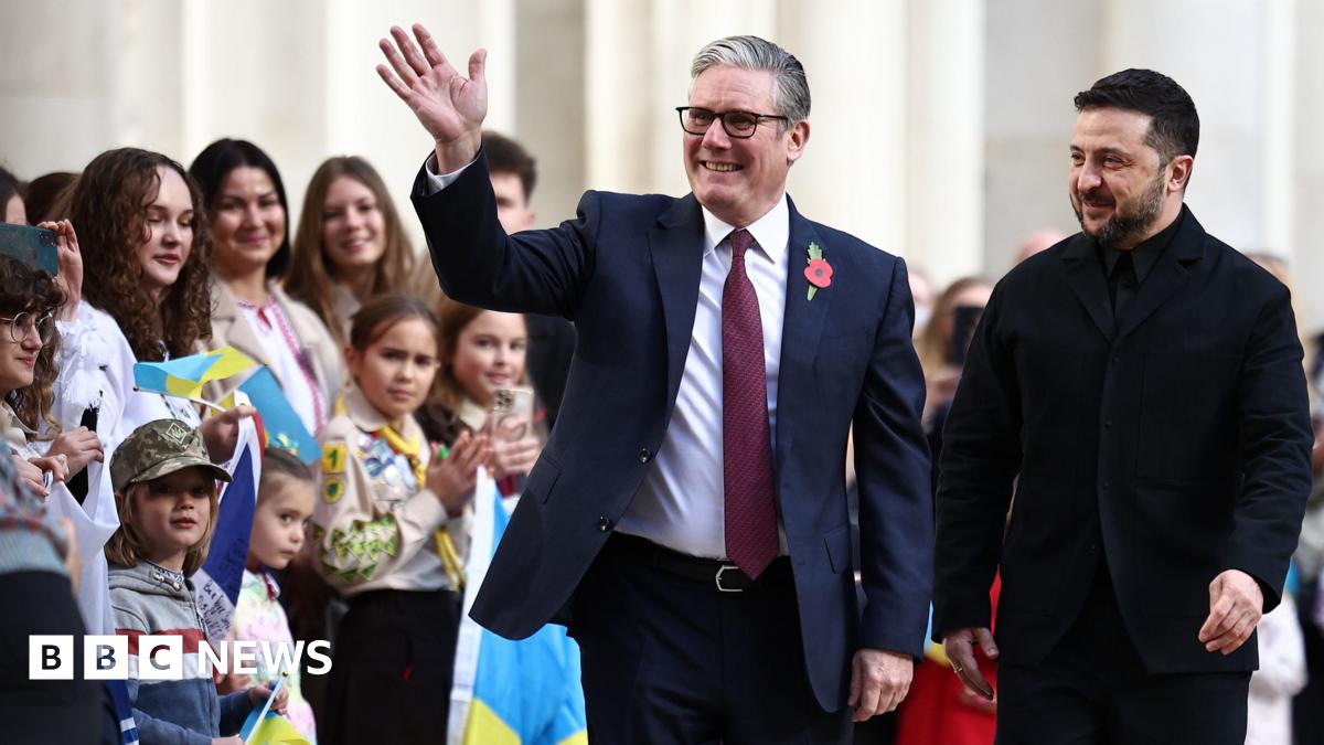 Starmer welcomes Zelensky and European leaders for Ukraine talks - live updates