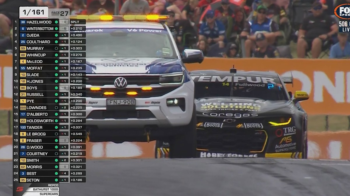 V8 Supercars Championship, latest news, highlights; Rain, strong winds set up strategy gamble; 'Heartbreak' as stricken car parked on opening lap; Rain, strong winds set up strategy gamble