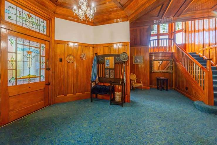 The restored mansion at 7a Limbrick Street, in Waipawa, is a standout property in the town. Photo / Supplied