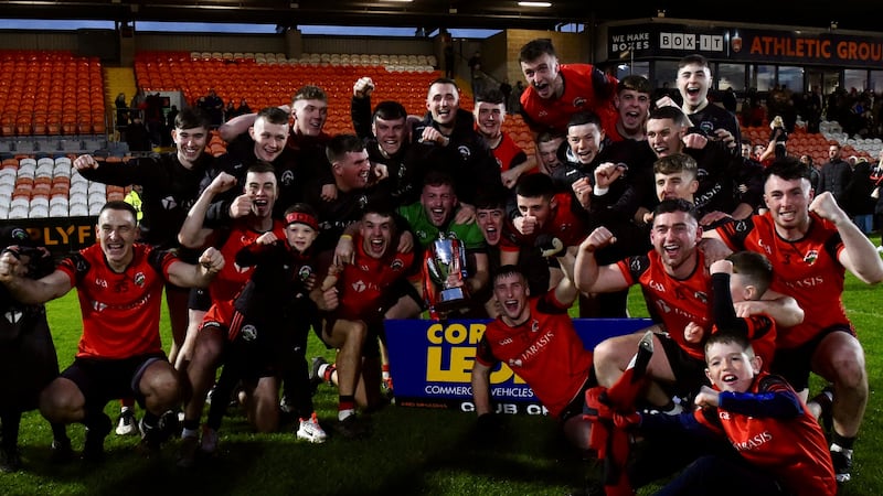 “It’s such a special day”: Grimleys celebrate as brothers win championships in Armagh and Tyrone on the same day