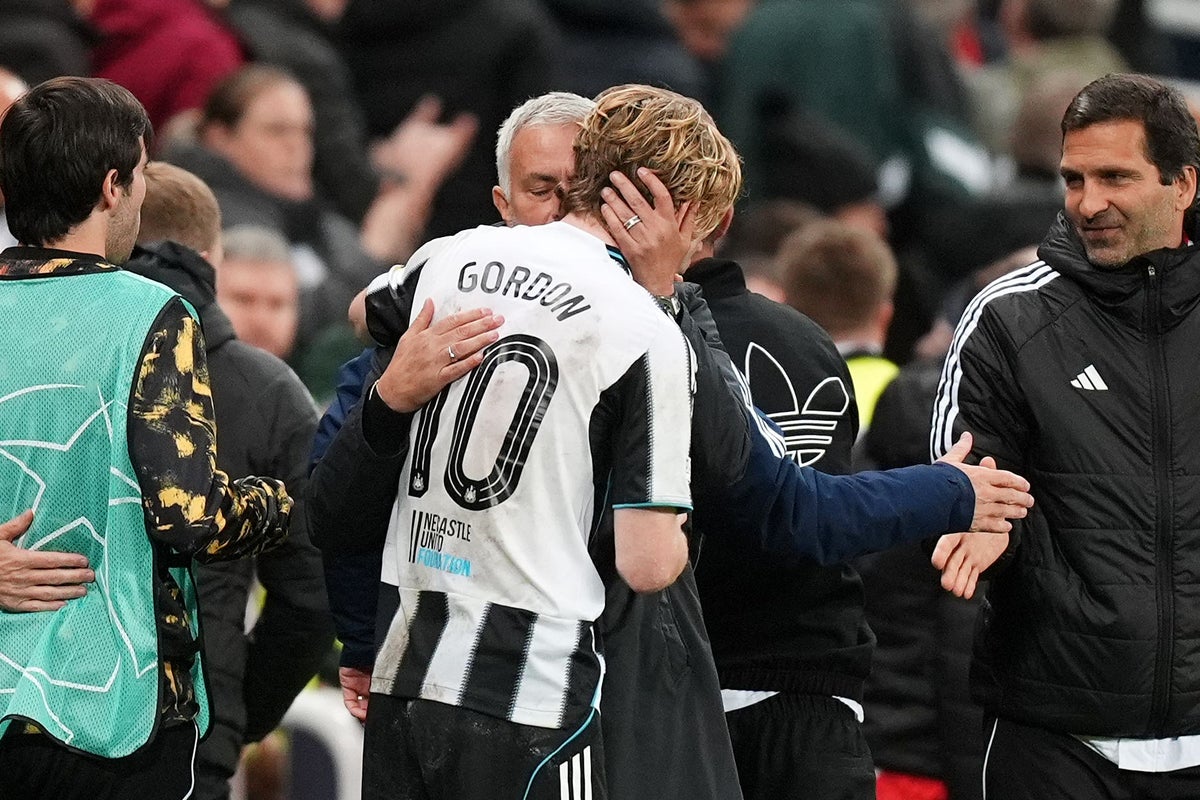 Anthony Gordon revels in Jose Mourinho praise after Newcastle beat Benfica