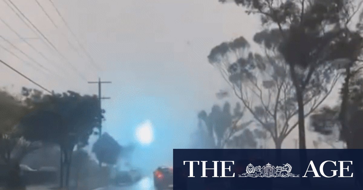 Tornado leaves path of damage in suburban Melbourne during rainstorm