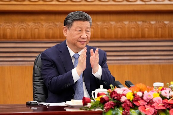 Chinese President Xi Jinping. His country has flexed its biggest trade muscle against the US.