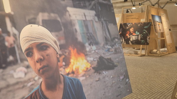 UNICEF exhibition in Brussels highlights lives of children in Gaza