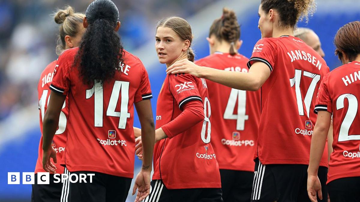 Everton 1-4 Manchester United: Visitors spoil Everton's first WSL game at Hill Dickinson Stadium