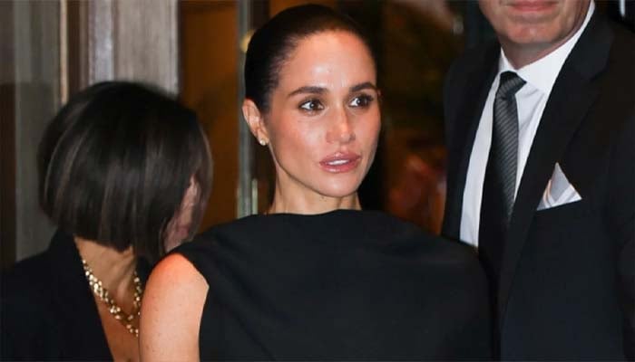 Meghan Markle goes all black after backlash over her white dress