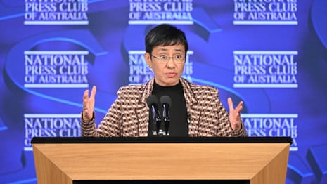 Technology platforms 'weapons of mass destruction to democracy', Nobel prize winner says – video