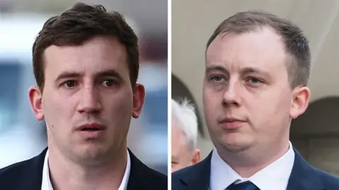 AFP/Getty Images Split picture showing the faces of Christopher Cash and Christopher Berry.
