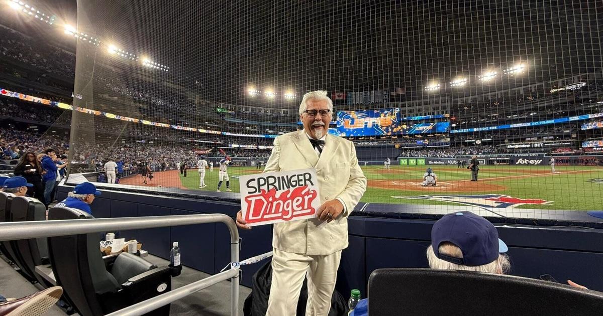 Why does it look like Colonel Sanders was at the Blue Jays game in the World Series? There could be a curse behind it - Toronto Star