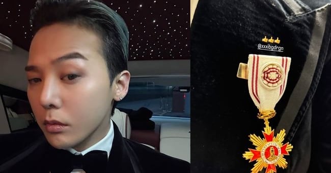 G-DRAGON Reveals Okgwan Class Medal with Hangeul Design - 조선일보