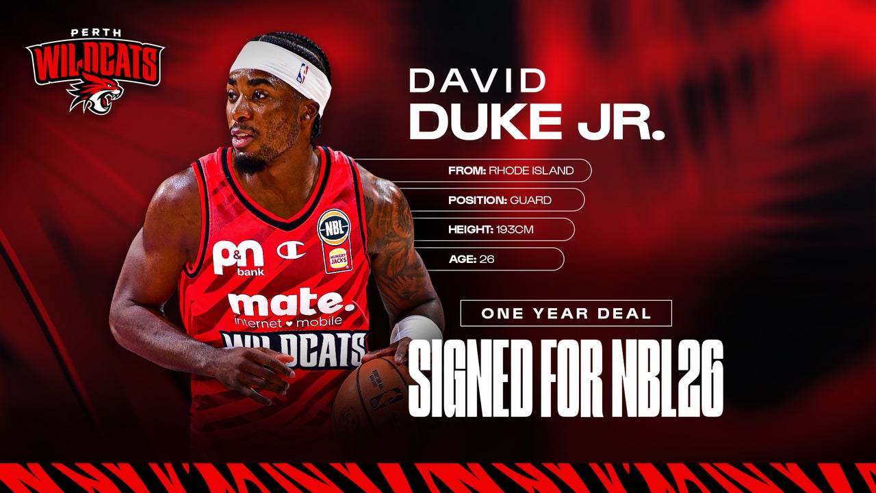 PERTH WILDCATS SIGN DUKE JR.