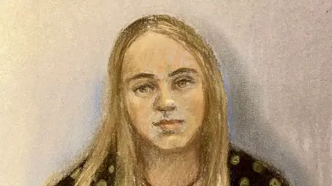 Elizabeth Cook/PA Wire Amelie McCann court sketch