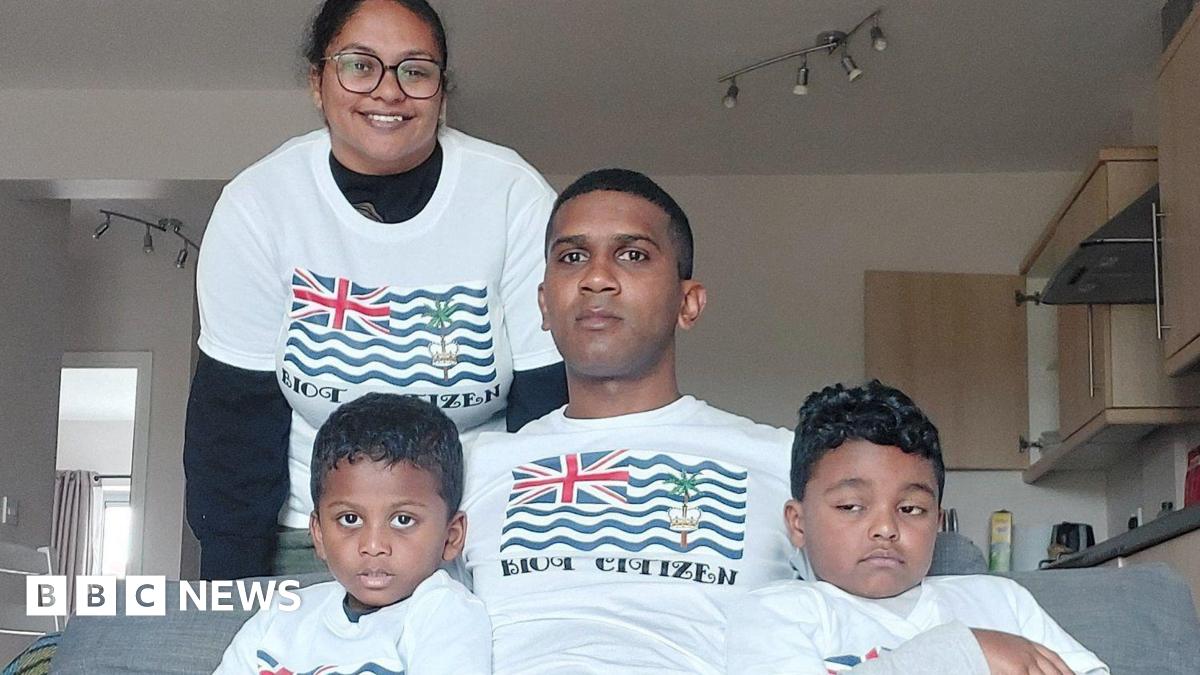 Damien Dursonial and his family, living in temporary accommodation in Hillingdon, London