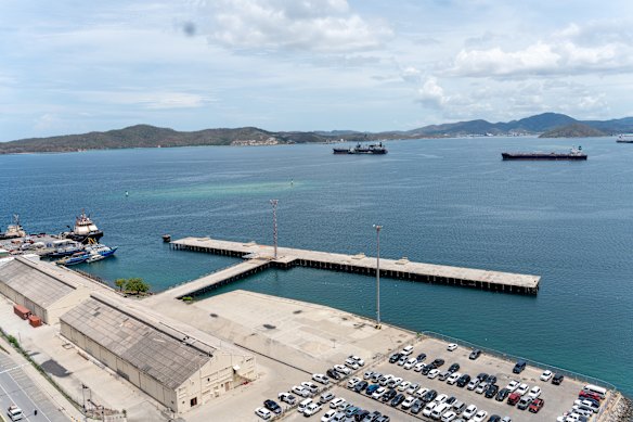 The harbourside site owned by the Marriott which is being considered as the site for the Chiefs’ accommodation village.