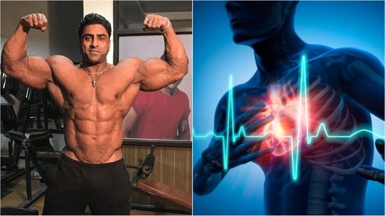 Dr. Cyriac Abby Philips warns that professional bodybuilders face significant heart risks due to extreme training and steroid use.