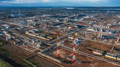 Reuters A general view shows the oil refinery of the Lukoil company in Volgograd, Russia.