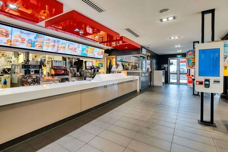 The McDonald's Kelston drive-thru on the corner of West Coast Road and Great North Road, in West Auckland, returns $488,269 a year, not including GST. Photo / Supplied