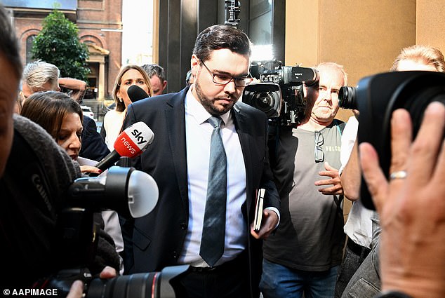Bruce Lehrmann (pictured) has always denied the allegations but was found to have raped Ms Higgins on the balance of probabilities by Justice Michael Lee in April last year - a decision he is currently appealing
