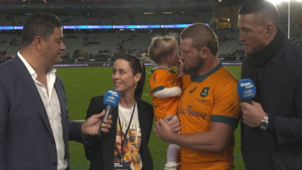 The Slipper family at Eden Park.