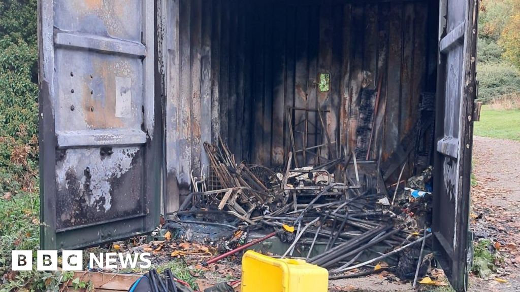Higham Ferrers fishing group 'devastated' after container fire
