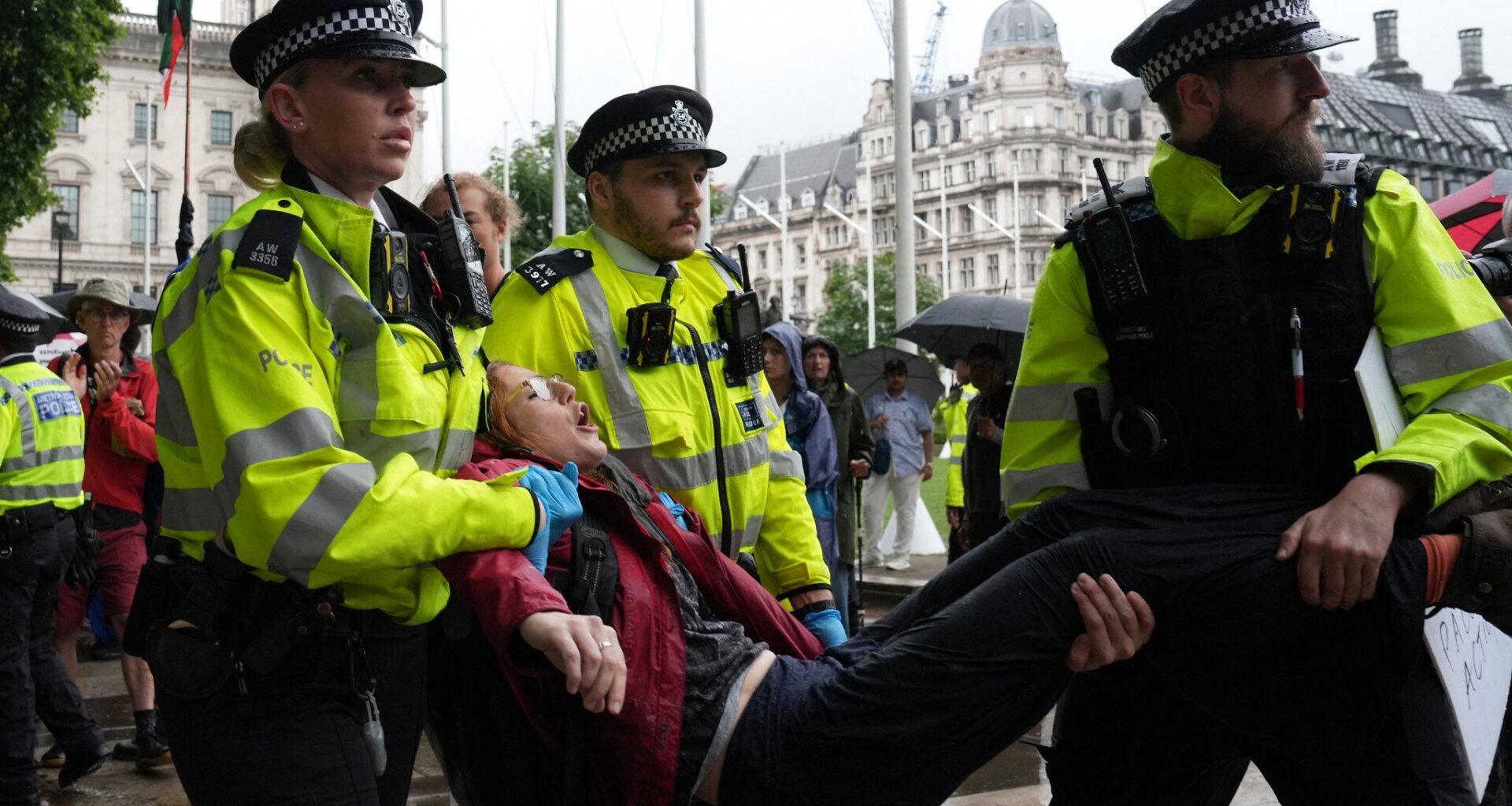 Organizers spurn UK police's plea to shelve anti-Israel rally after synagogue attack