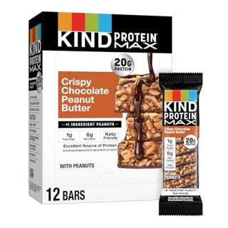 Kind Protein Max Crispy Chocolate Peanut Butter Snack Bars