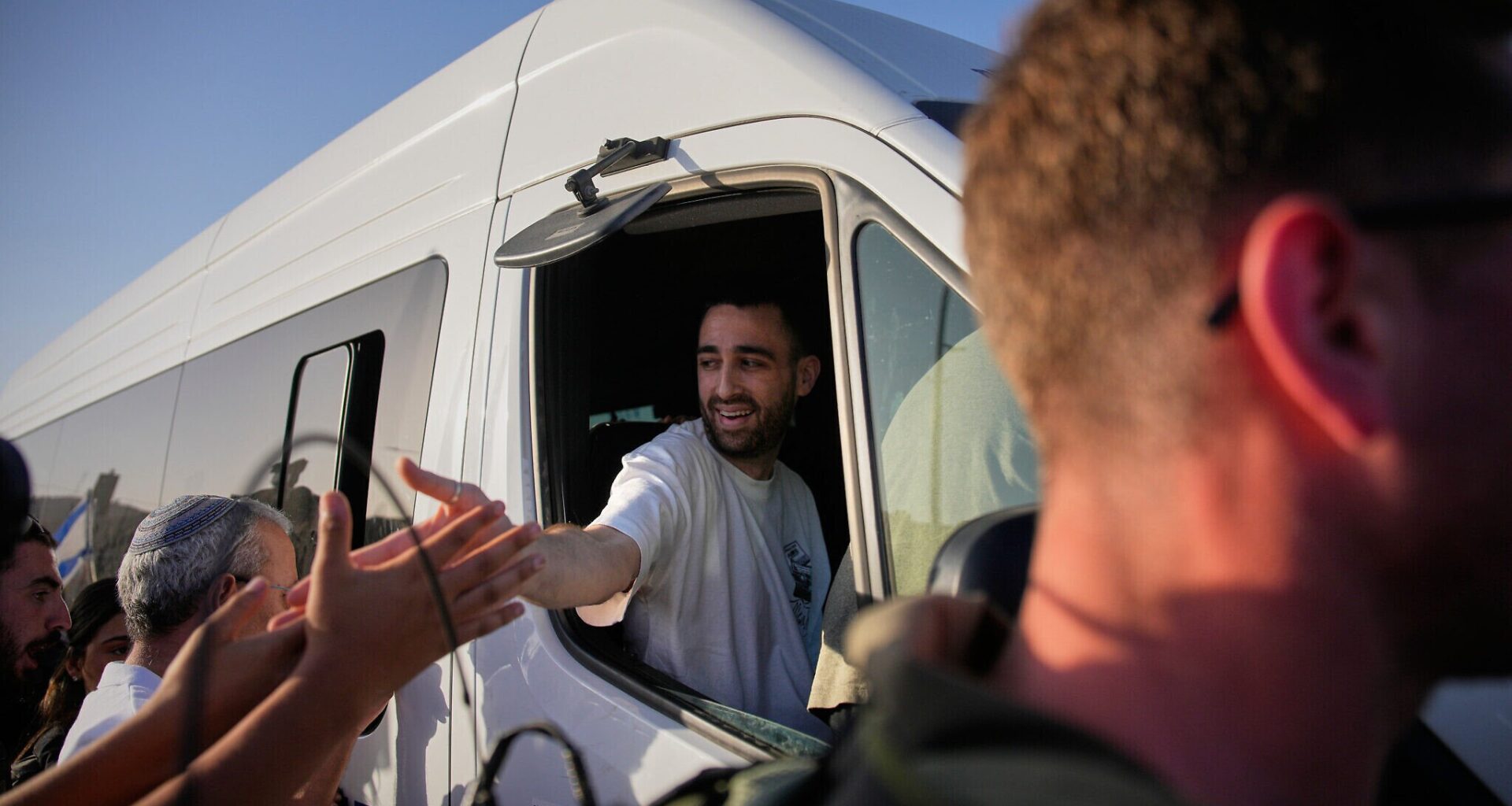 'Our strength is in our unity': Freed hostage Avinatan Or embraced by crowds as he heads home from hospital