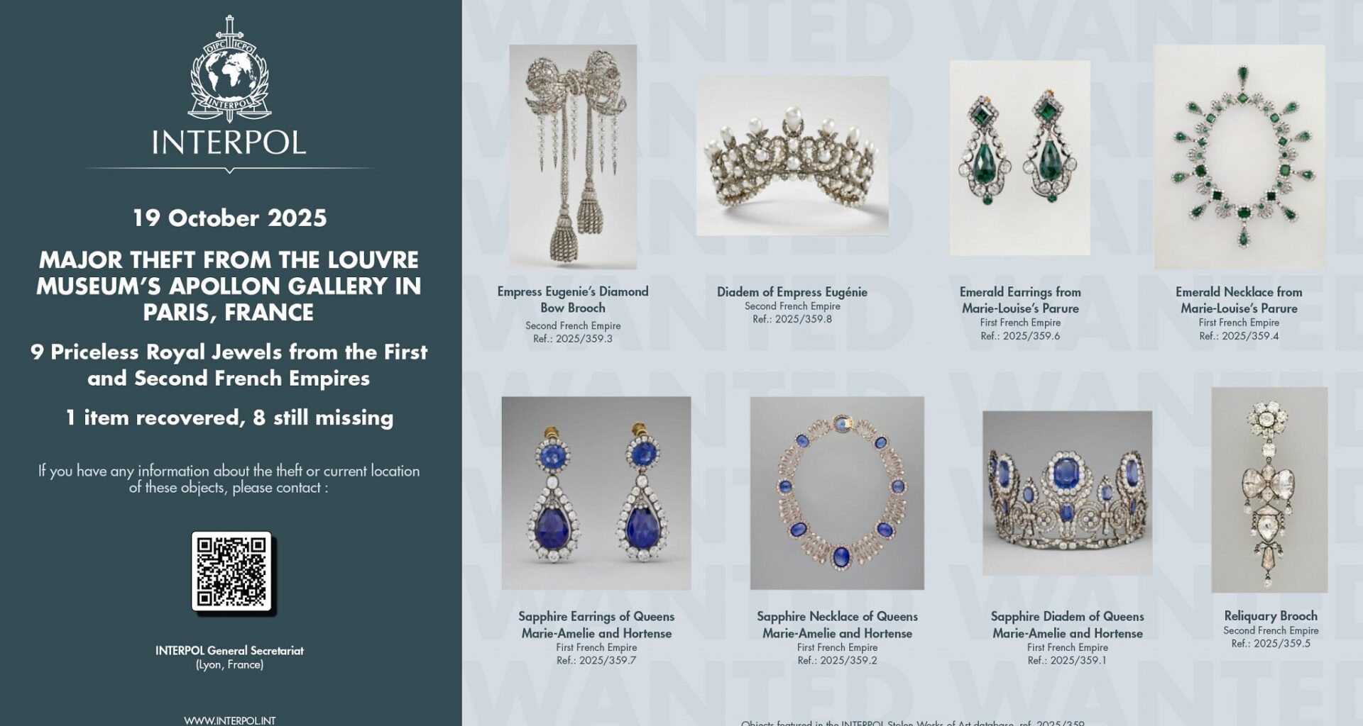 Suspects arrested over the theft of crown jewels from Paris's Louvre museum